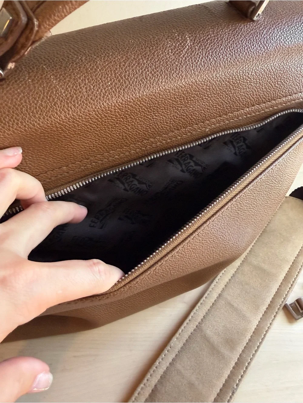 Ferragamo Briefcase - AS IS.
